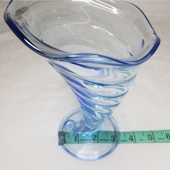 80s Dessert Parfait Cornucopia Glasses - Picture 8 of 9